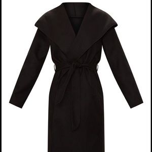Waterfall Black Coat NEW WITH TAGS